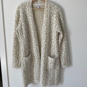 Cheetah print cardigan